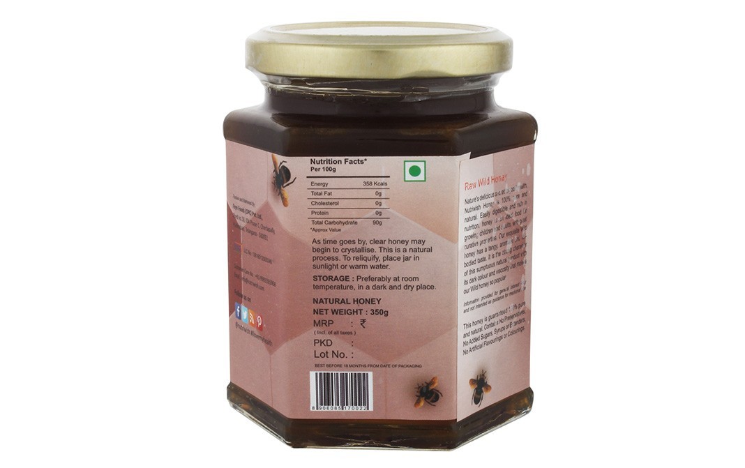 Nutriwish Honey Wild Forest    Glass Jar  350 grams